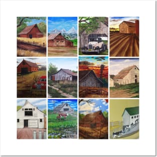 Barns at the Farm Posters and Art